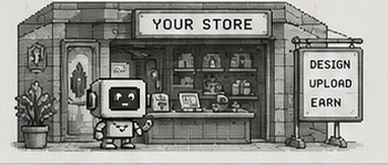 Your store β design, upload, earn